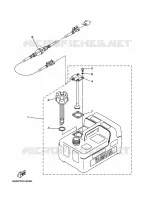RESERVOIR A ESSENCE 1 pour Yamaha F15A 4 Stroke de 2002