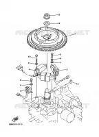 ALLUMAGE pour Yamaha F15A 4 Stroke de 2002
