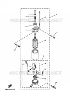 DEMARREUR pour Yamaha F15A 4 Stroke de 2002