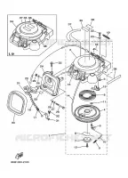 DEMARREUR pour Yamaha F15A 4 Stroke de 2002