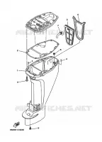 FOURREAU   FUT pour Yamaha F15A 4 Stroke de 2002