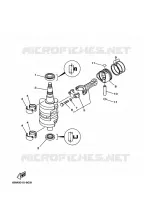 VILEBREQUIN / PISTON pour Yamaha F15A 4 Stroke de 2002