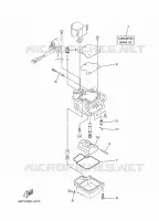 KIT DE REPARATION 2 pour Yamaha F15C Manual Starter, Tiller Handle, Manual Tilt, Shaft 15