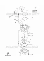 KIT DE REPARATION 2 pour Yamaha F15C Electric Starter, Remote Control, Manual Tilt, Shaft 15