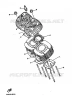 CYLINDRE pour Yamaha Excel III 340 de 1988