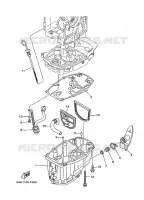 VENTILATEUR D'HUILE pour Yamaha F15C Electric Starter, Remote Control, Power Tilt, Shaft 20
