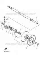 POULIE SECONDAIRE pour Yamaha OVATION LE de 2000