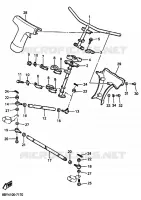 DIRECTION pour Yamaha ENTICER TR de 2001