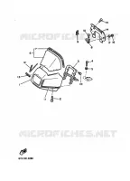 PARE BRISE pour Yamaha PHAZER II LE de 1990