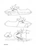 EMBLEME pour Yamaha VENTURE 500 XL de 1999