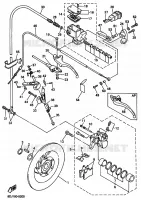 FREIN pour Yamaha VENTURE 500 XL de 1999