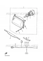 PHARE pour Yamaha VENTURE XL de 1996