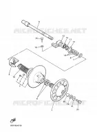 POULIE SECONDAIRE pour Yamaha VENTURE XL de 1996