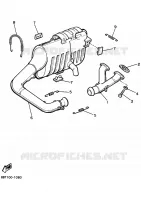 ECHAPPEMENT pour Yamaha VENTURE XL de 1995