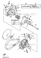 POULIE PRIMAIRE pour Yamaha VENTURE XL de 1995