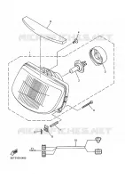 PHARE pour Yamaha VENTURE 500 de 2001