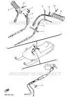 CABLE DE COMMANDE pour Yamaha VMAX 500 DX de 1995