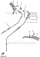 CABLE DE COMMANDE pour Yamaha VMAX 500 XT de 1999