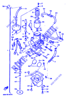 CARBURATEUR pour Yamaha EXCITER II_ELEC START de 1989