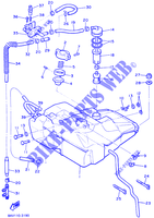 RESERVOIR A CARBURANT pour Yamaha Exciter II LE de 1993