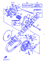 POULIE PRIMAIRE pour Yamaha Exciter II SX de 1993