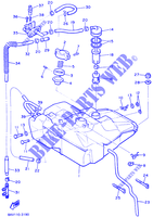 RESERVOIR A CARBURANT pour Yamaha Exciter II SX de 1993