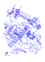 TURBINE / CARTERS DE REFROIDISSEMENT pour Yamaha SRV 540 de 1991