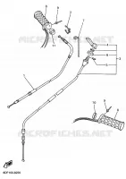 CABLE DE COMMANDE pour Yamaha SRX600 de 1998