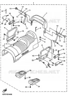 ALTERNATIVE ACCESSOIRE CAROSSERIE pour Yamaha SXR600 de 2001