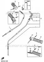 CABLE DE COMMANDE pour Yamaha SXR600 de 2001