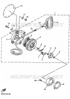 DEMARREUR KICK pour Yamaha SXR600 de 2001