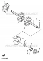 ENTRAINEMENT DE CHENILLE 1 pour Yamaha SXR600 de 2001