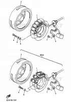 GENERATEUR pour Yamaha SXR600 de 2001