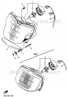 PHARE pour Yamaha SXR600 de 2001