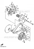 POULIE PRIMAIRE pour Yamaha SXR600 de 2001