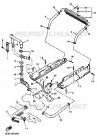 RADIATEUR / DURITES pour Yamaha SXR600 de 2001