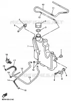 RESERVOIR D'HUILE pour Yamaha SXR600 de 2001