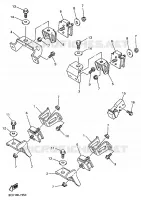 SUPPORT MOTEUR pour Yamaha SXR600 de 2001