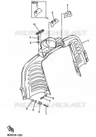 TABLEAU DE BORD pour Yamaha SXR600 de 2001