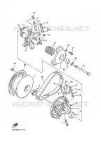 POULIE PRIMAIRE pour Yamaha VENTURE 600 de 2006