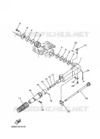 DIRECTION pour Yamaha F2.5A Manual Starter, Tiller Handle, Manual Tilt, Shaft 20
