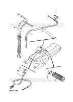 CABLE DE COMMANDE pour Yamaha VIKING de 1989