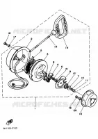 DEMARREUR KICK pour Yamaha VIKING de 1989