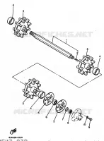 ENTRAINEMENT DE CHENILLE 1 pour Yamaha VIKING de 1989