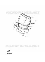 PARE BRISE pour Yamaha VIKING de 1989