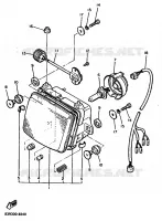 PHARE pour Yamaha VIKING de 1989