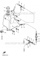 RESERVOIR D'HUILE pour Yamaha VIKING de 1989
