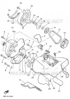 TURBINE / CARTERS DE REFROIDISSEMENT pour Yamaha VIKING de 1989