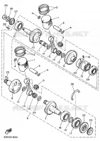 VILEBREQUIN / PISTON pour Yamaha VIKING de 1989