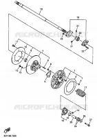 POULIE SECONDAIRE pour Yamaha VMAX 600 SX de 1998